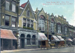 site for the City National Bank (later McKinley bank)