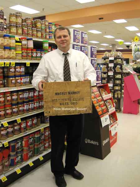 Robert Macali in the Giant Eagle Store.