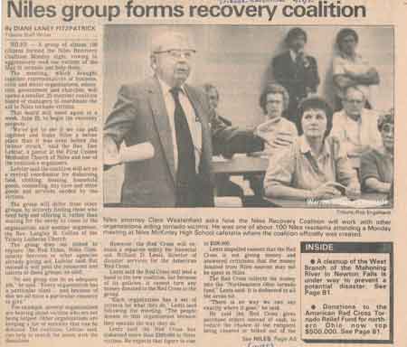 Niles Group Forms Recovery Coalition