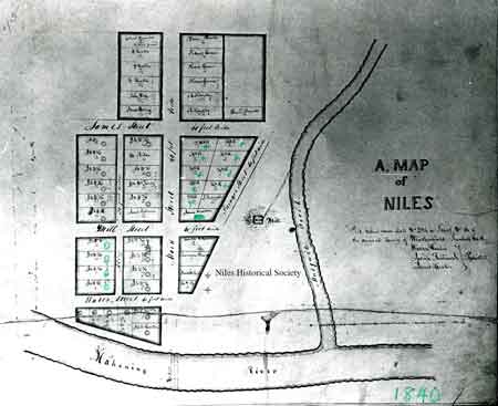 1840 map of Niles.