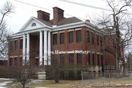 The school was boarded up after being sold in 2005 and it was razed in 2019.