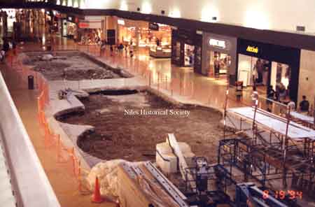 The removal of the interior fountains in the main concourse of the Eastwood Mall.