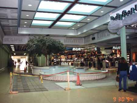 The interior of the Eastwood Mall during the complete renovation including removal of the fountains. Dated September 30, 1994