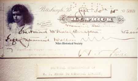 Henry Clay Frick Donation to the Libray Building Fund.