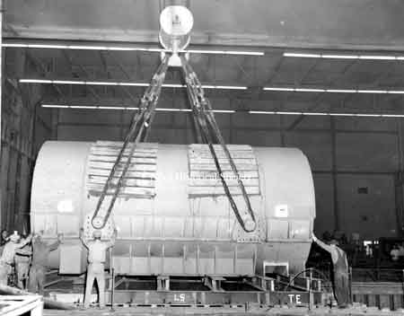 construction of the Ohio Edison Power Plant