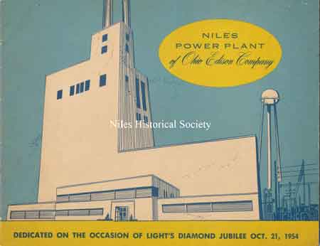 The 1954 Diamond celebration of Thomas Edison's incandescent light bulb brochure