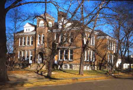 The Cedar Street Building, renamed Lincoln School, was razed when the new Lincoln School on Frederick Street was opened in 1956.