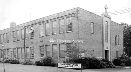 Our Lady of Mt. Carmel's first school with grades K-4 opened in 1949.