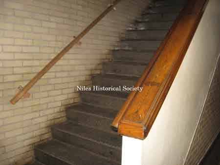 Stairs to second floor