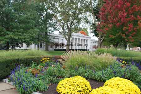 The corner view of the McKinley Memorial after the two buildings were razed.