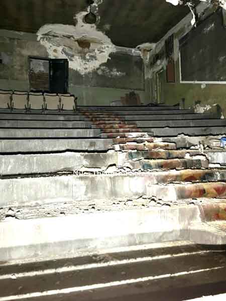 View from seating area to stage.