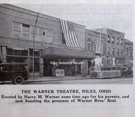 The Warner Theatre was built in 1921