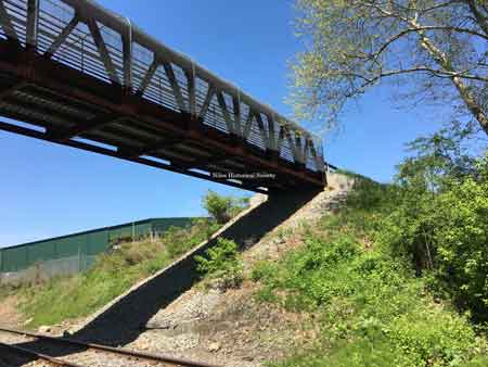 This historic bridge was incorporated into part of the Niles Bike Trail.