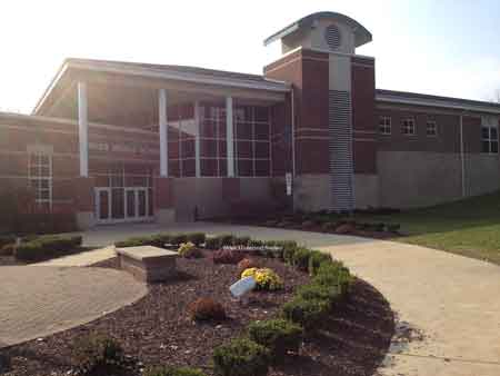 Front view of the new Middle School.