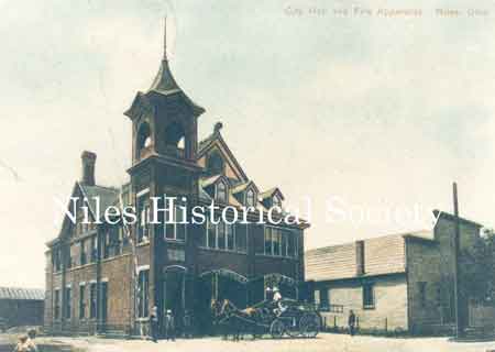 The new city building was built in 1889 at a cost of $8,500.00.