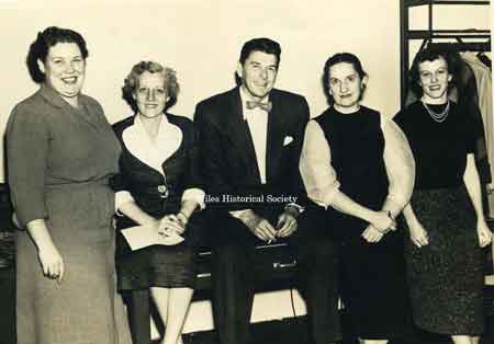 Reagan visits General Electric in Niles, Ohio.