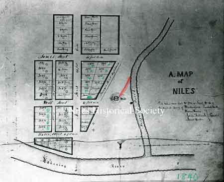 1840 Map of Niles.
