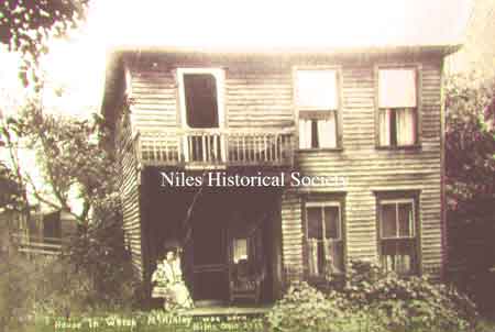 Wm. McKinley's birthplace half-house at Riverside Park, 1895