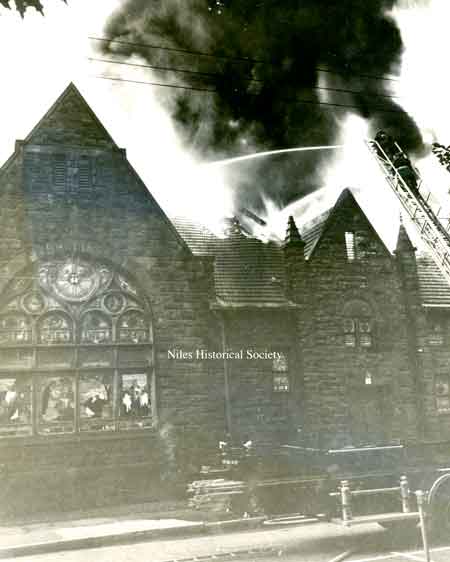 October 1, 1951 Fire Destroys First United Methodist Church.