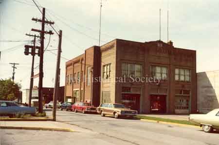 The new city administration building was built in 1928 on West State Street allowing for the renovation and expansion of the Police and Fire Departments in the old city building to take place in 1931. Photo 1976.