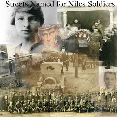 collage of WWI scenes