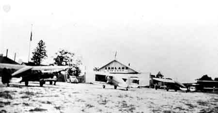 Republic Steel fleet of food planes at Ashland Airport.