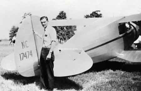 Food plane and pilot Frank Groat.
