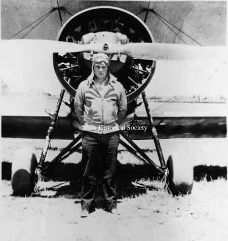 Food plane and pilot.