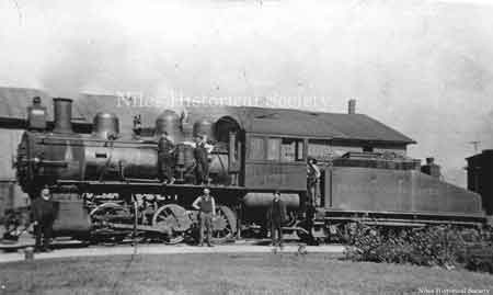 Old Pennsylvania steam locomotive No. 9005.