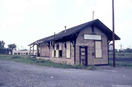 B&O Freight Station in 1966.