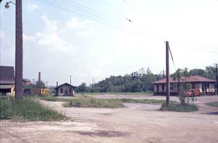 PRR passenger and freight station.
