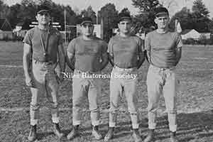 Joe Bassett and coaches