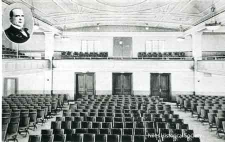 View of auditorium seating.