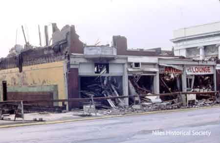 The Heaton Hotel was renamed the Antler Hotel until it and adjoining buildings were demolished during urban renewal in 1976.