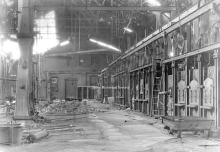 Interior view of Empire Steel, 1905.