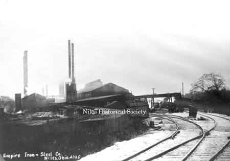 It was located on the south bank of the Mahoning River east of the Lisbon branch of the Erie RR. It was sold to Jonathan Warner & Associates in 1905