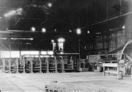 Interior view of Empire Steel, 1905.