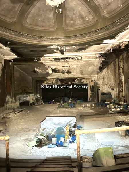 View from seating area to stage.